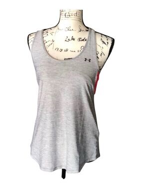 Under Armour Loose Tank With Mesh Back Athletic Gym Running Size S